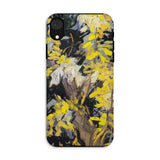 Blossoming Acacia - Vincent Van Gogh Iphone Case, Xr / Matte, Phone Case Abstract Artistic Design Yellow Black White