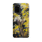 Blossoming Acacia Vincent Van Gogh Samsung Case, Galaxy S20 Plus / Matte, Phone Case Vibrant Yellow Brown Abstract Floral Design