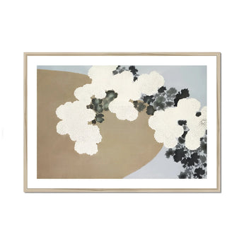 Blossoms - Kamisaka Sekka Art Print, Framed Abstract Floral Painting