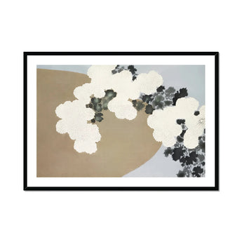 Blossoms - Kamisaka Sekka Art Print, Framed Abstract Floral Painting