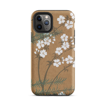 Blossoms from Momoyogusa - Kamisaka Sekka Iphone Case, 11 Pro / Matte, Floral-patterned Phone Case