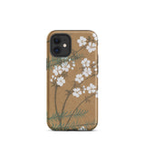 Blossoms from Momoyogusa - Kamisaka Sekka Iphone Case, 12 Mini / Matte, Floral-patterned Phone Case