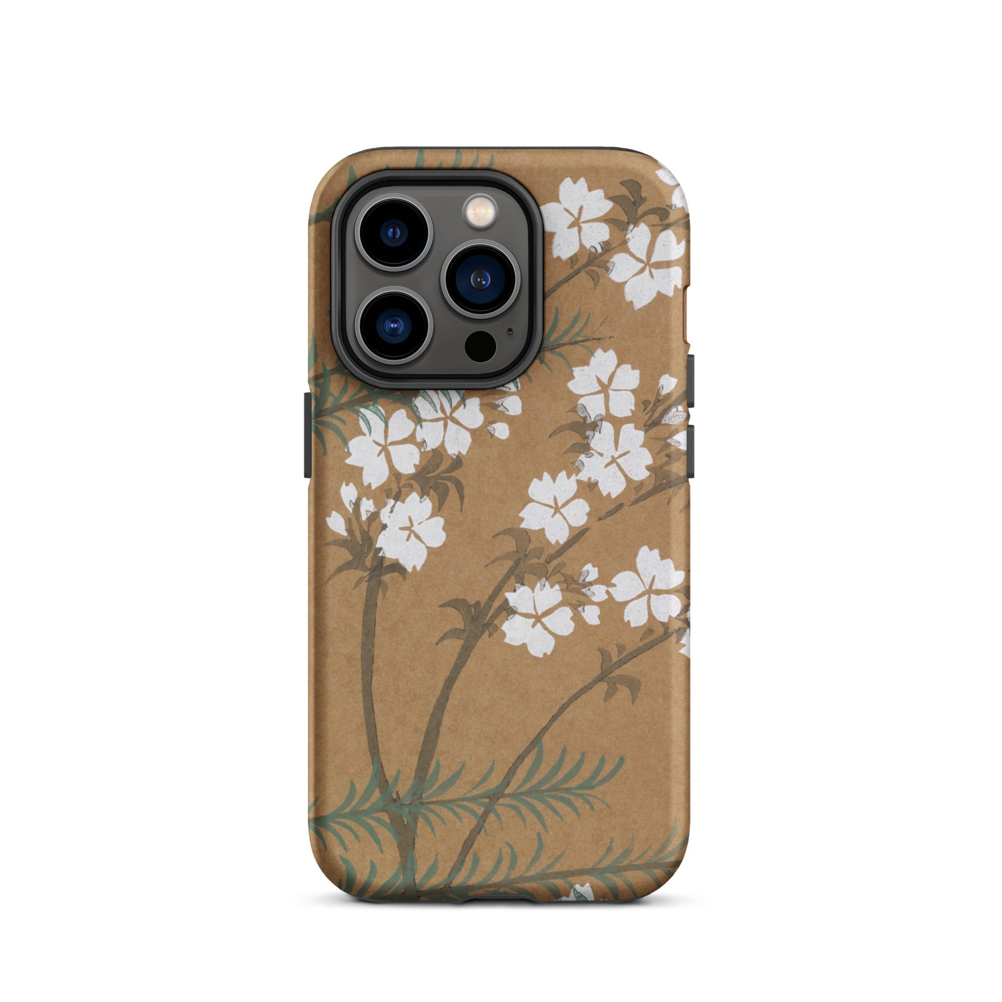 Blossoms from Momoyogusa - Kamisaka Sekka Iphone Case, 14 Pro / Matte, Floral-patterned Smartphone Case