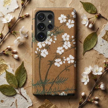 Blossoms from Momoyogusa - Kamisaka Sekka Phone Case, Mobile Cases, Toby Leon