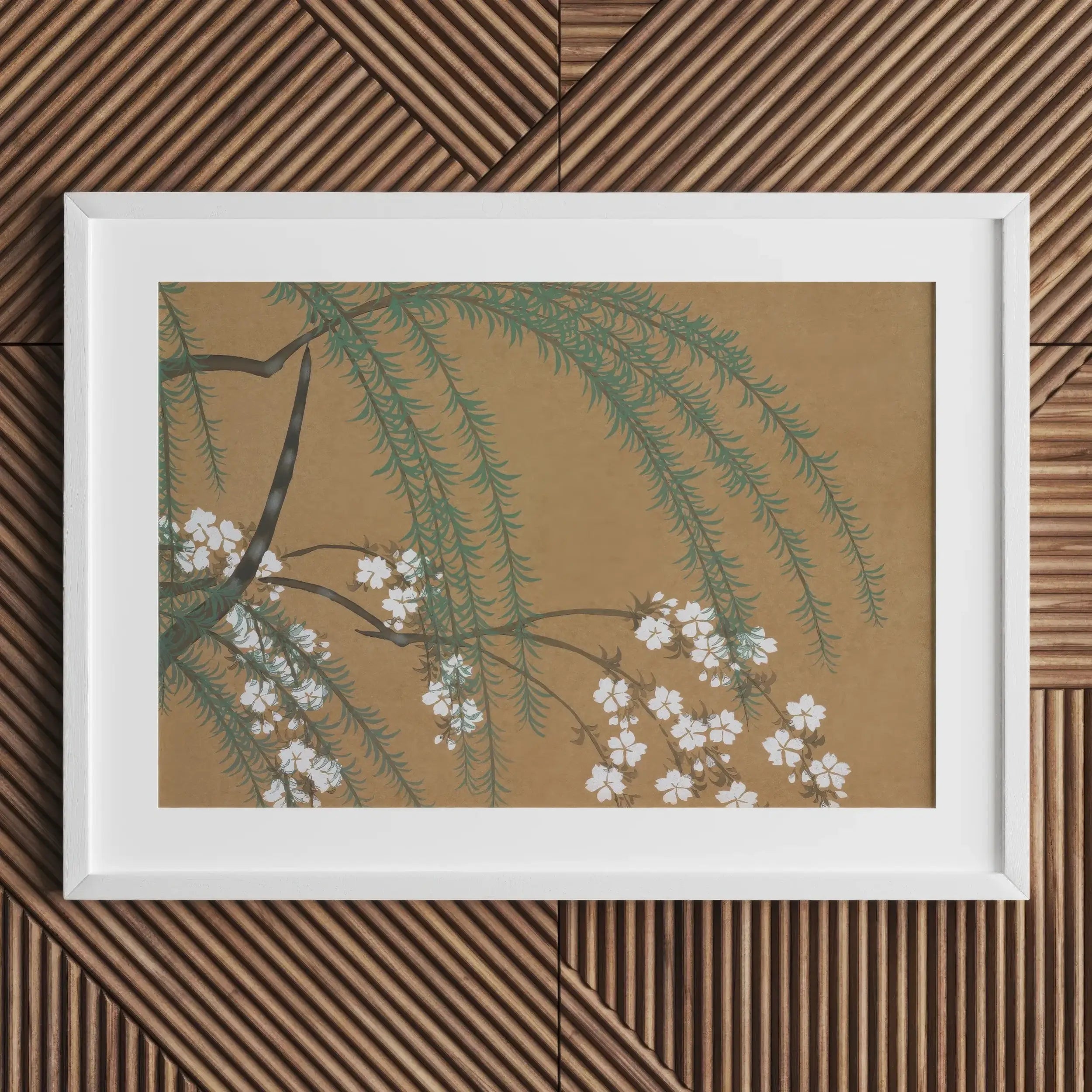 Blossoms from Momoyogusa - Kamisaka Sekka Meiji Art Print - Posters Prints & Visual Artwork - Aesthetic Art