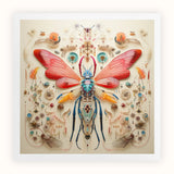 Blue Ball Damselfly - Alien Species Taxonomy Art Print / Canvas, Blue Ball Damselfly, Ball Damselfly Print, Revolutionizes Xenozoological