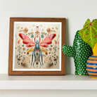 Blue Ball Damselfly - Alien Species Taxonomy Art Print