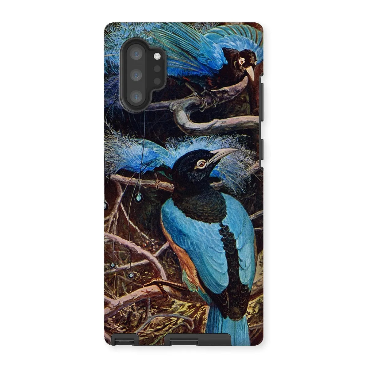 Blue Bird Of Paradise Aesthetic Phone Case - Henry Johnston - Samsung Galaxy Note 10p / Matte - Mobile Phone Cases
