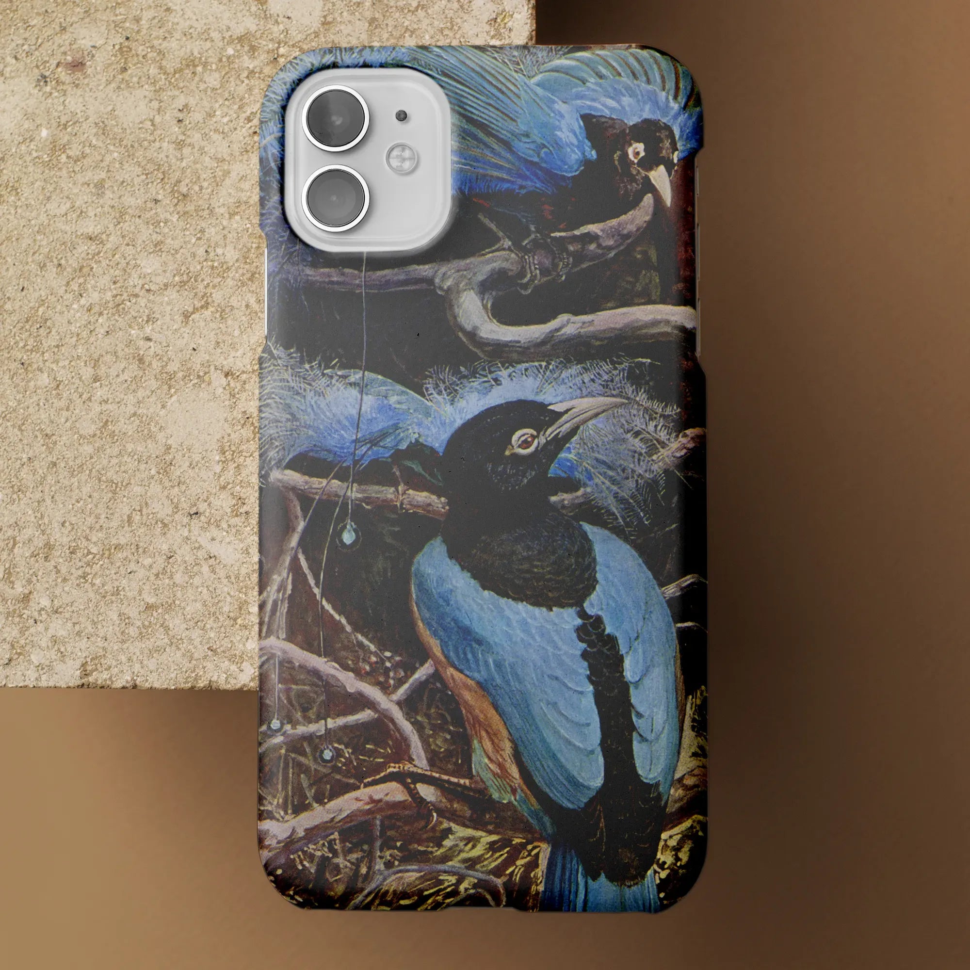 Blue Bird Of Paradise Aesthetic Phone Case - Henry Johnston - Mobile Phone Cases - Aesthetic Art