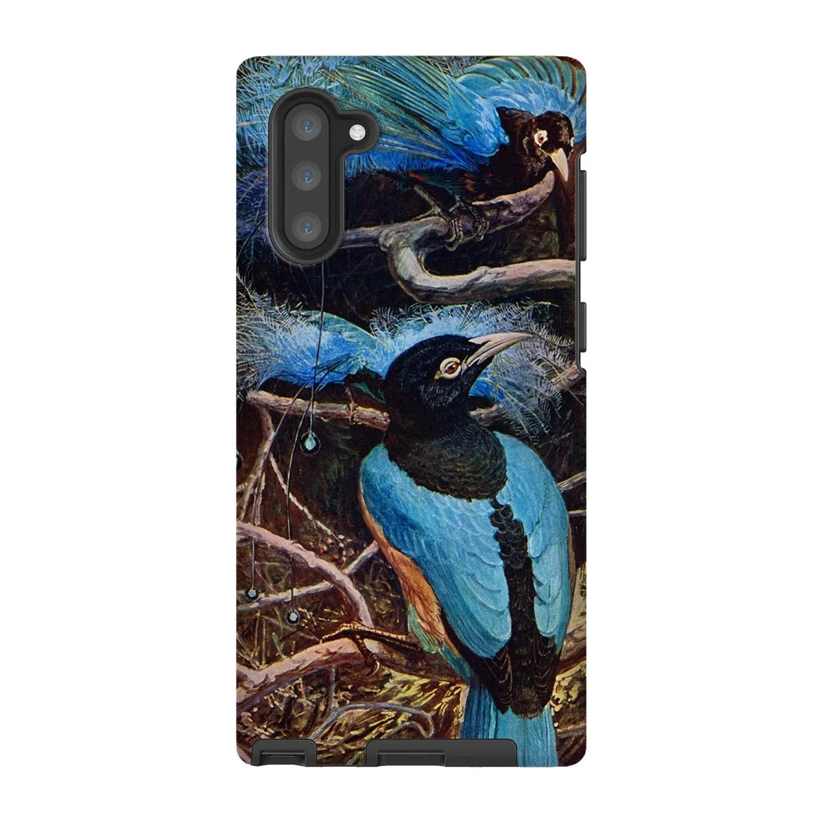 Blue Bird Of Paradise Aesthetic Phone Case - Henry Johnston - Samsung Galaxy Note 10 / Matte - Mobile Phone Cases