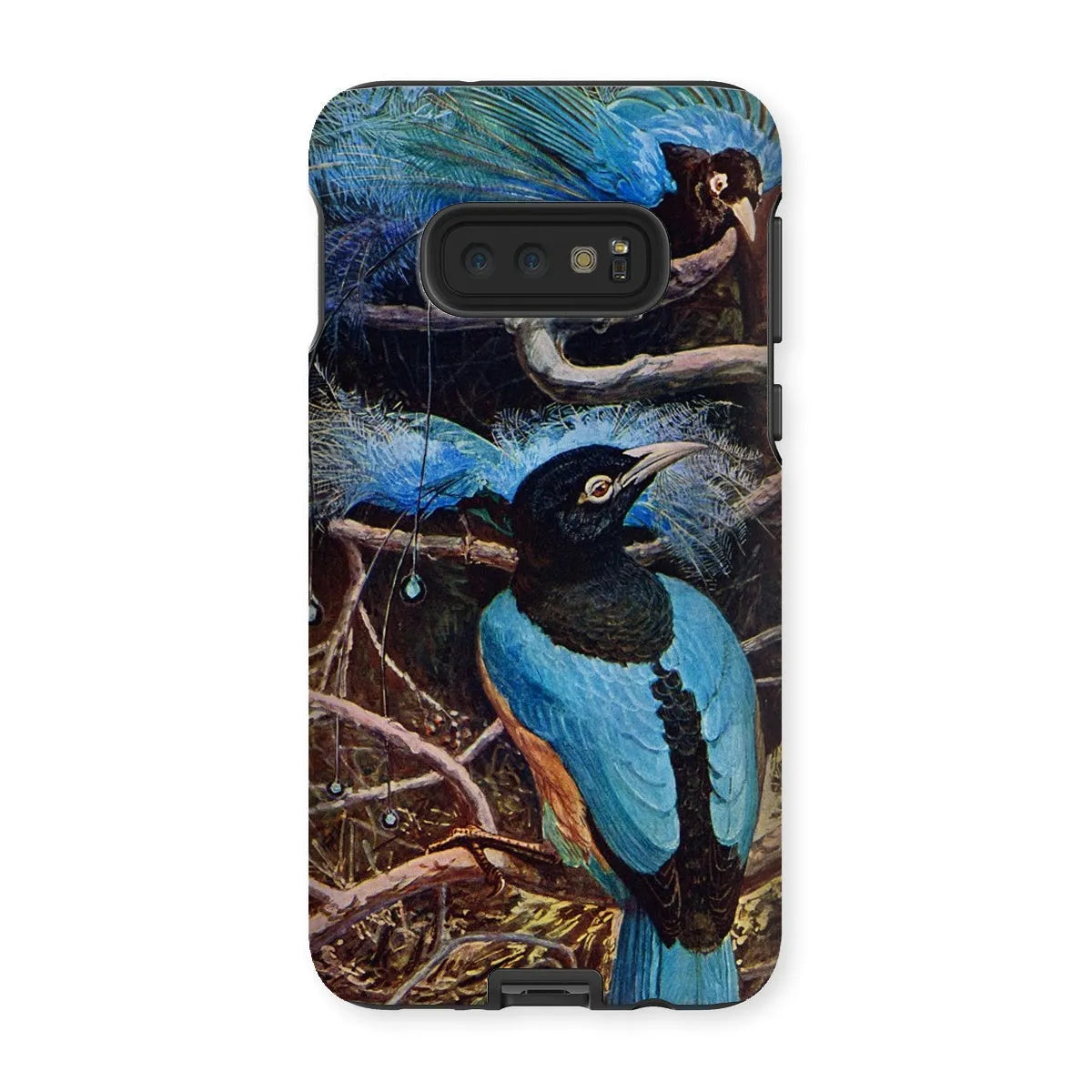 Blue Bird Of Paradise Aesthetic Phone Case - Henry Johnston - Samsung Galaxy S10e / Matte - Mobile Phone Cases