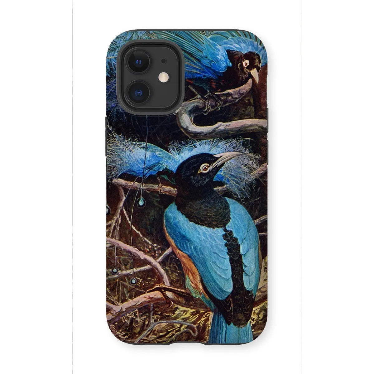 Blue Bird Of Paradise Aesthetic Phone Case - Henry Johnston - Iphone 12 Mini / Matte - Mobile Phone Cases - Aesthetic