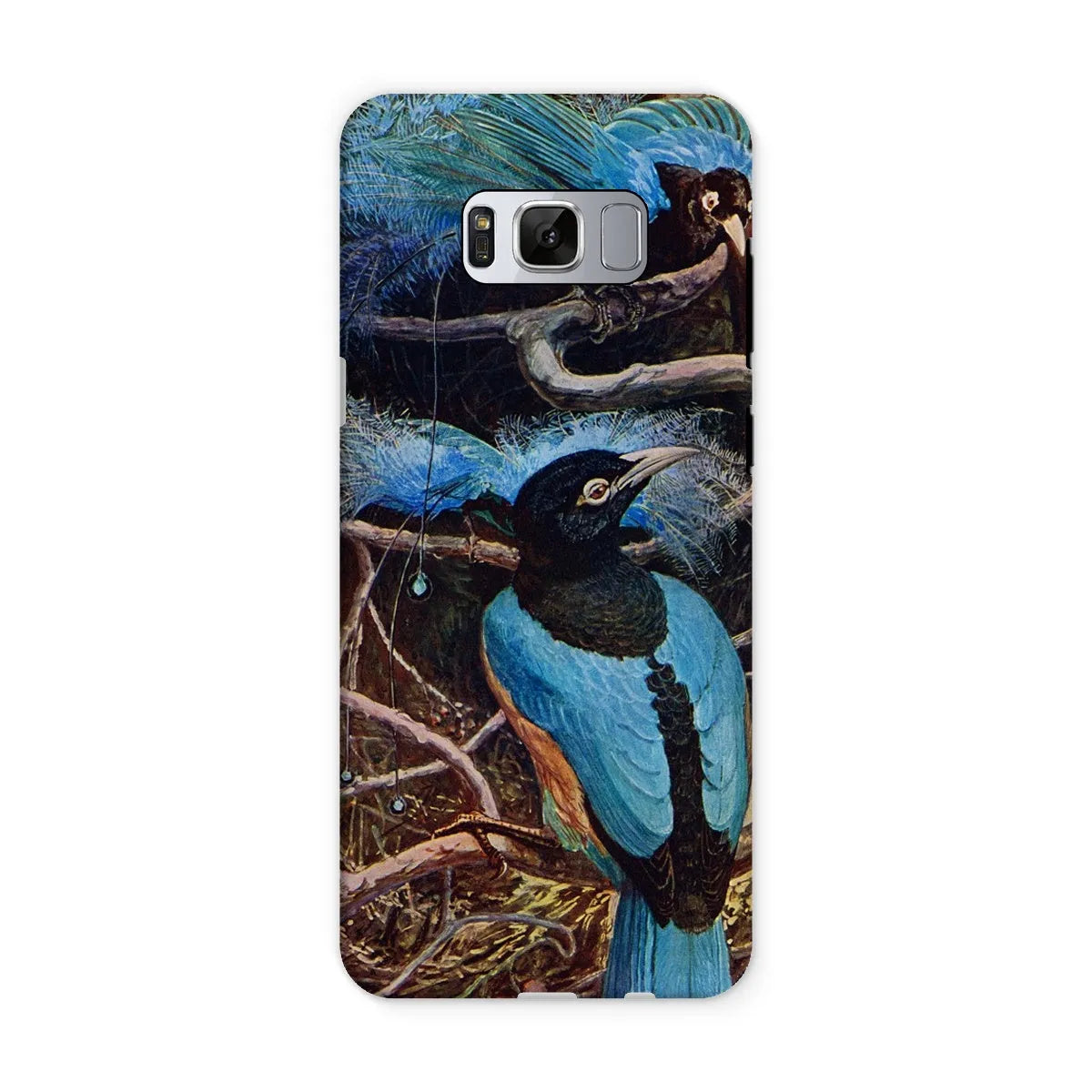 Blue Bird Of Paradise Aesthetic Phone Case - Henry Johnston - Samsung Galaxy S8 / Matte - Mobile Phone Cases