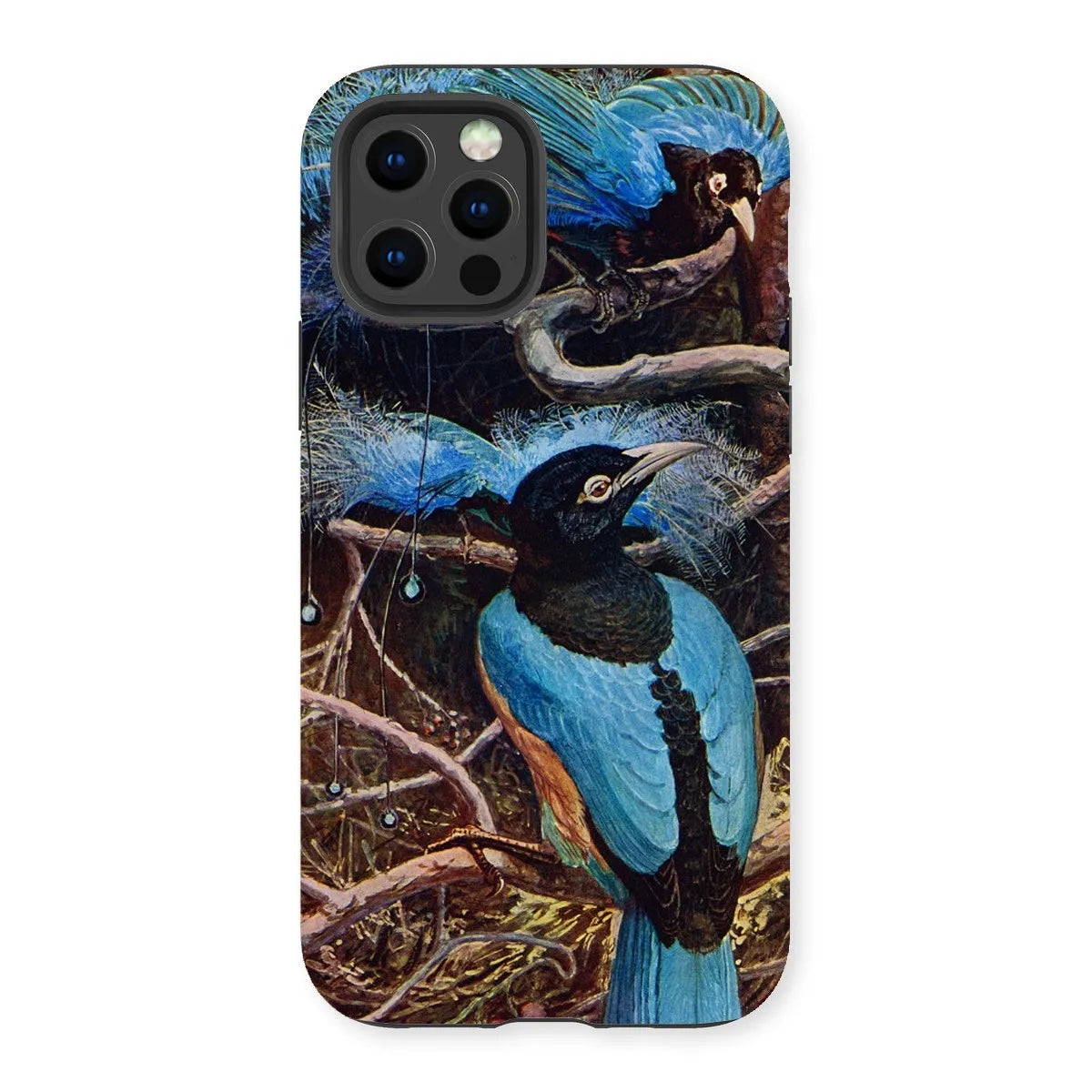 Blue Bird Of Paradise Aesthetic Phone Case - Henry Johnston - Iphone 13 Pro / Matte - Mobile Phone Cases - Aesthetic Art