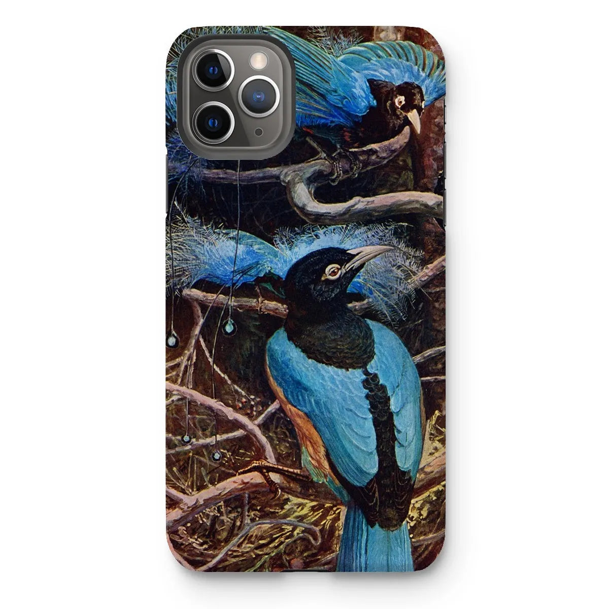Blue Bird Of Paradise Aesthetic Phone Case - Henry Johnston - Iphone 11 Pro Max / Matte - Mobile Phone Cases