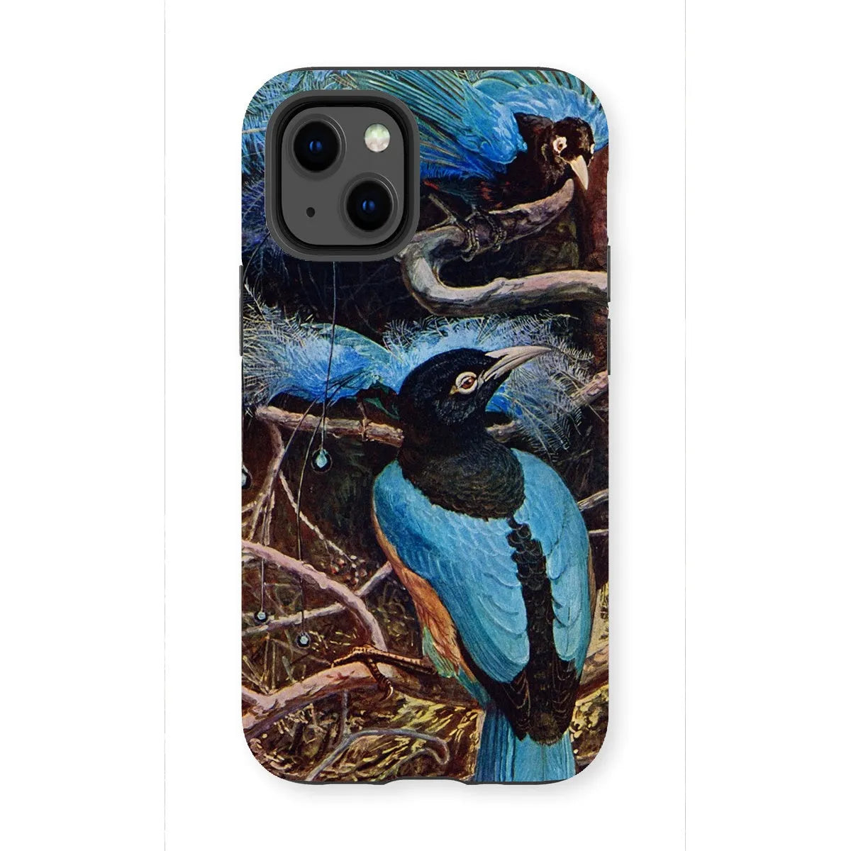 Blue Bird Of Paradise Aesthetic Phone Case - Henry Johnston - Iphone 13 Mini / Matte - Mobile Phone Cases - Aesthetic