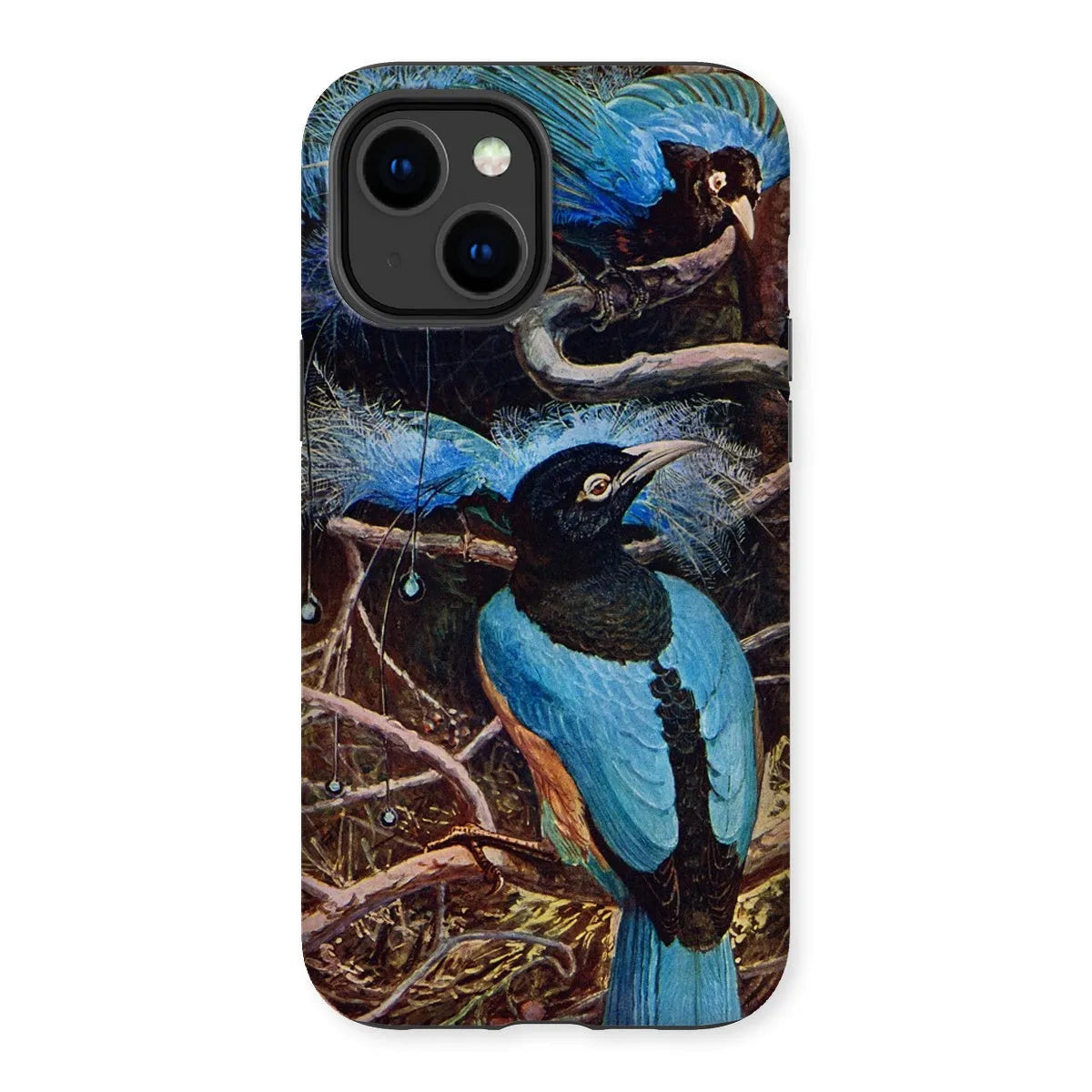Blue Bird Of Paradise Aesthetic Phone Case - Henry Johnston - Iphone 14 Plus / Matte - Mobile Phone Cases - Aesthetic
