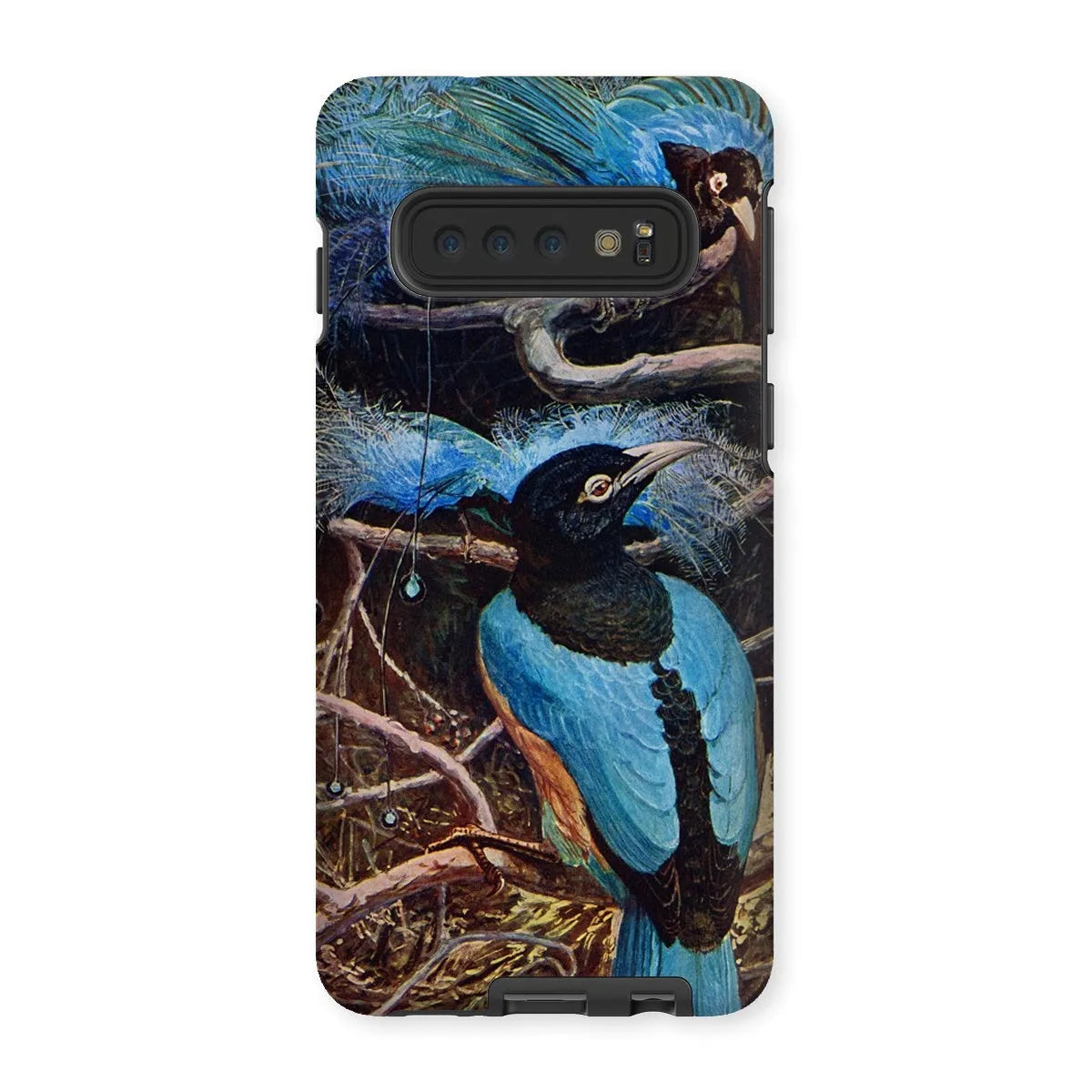 Blue Bird Of Paradise Aesthetic Phone Case - Henry Johnston - Samsung Galaxy S10 / Matte - Mobile Phone Cases