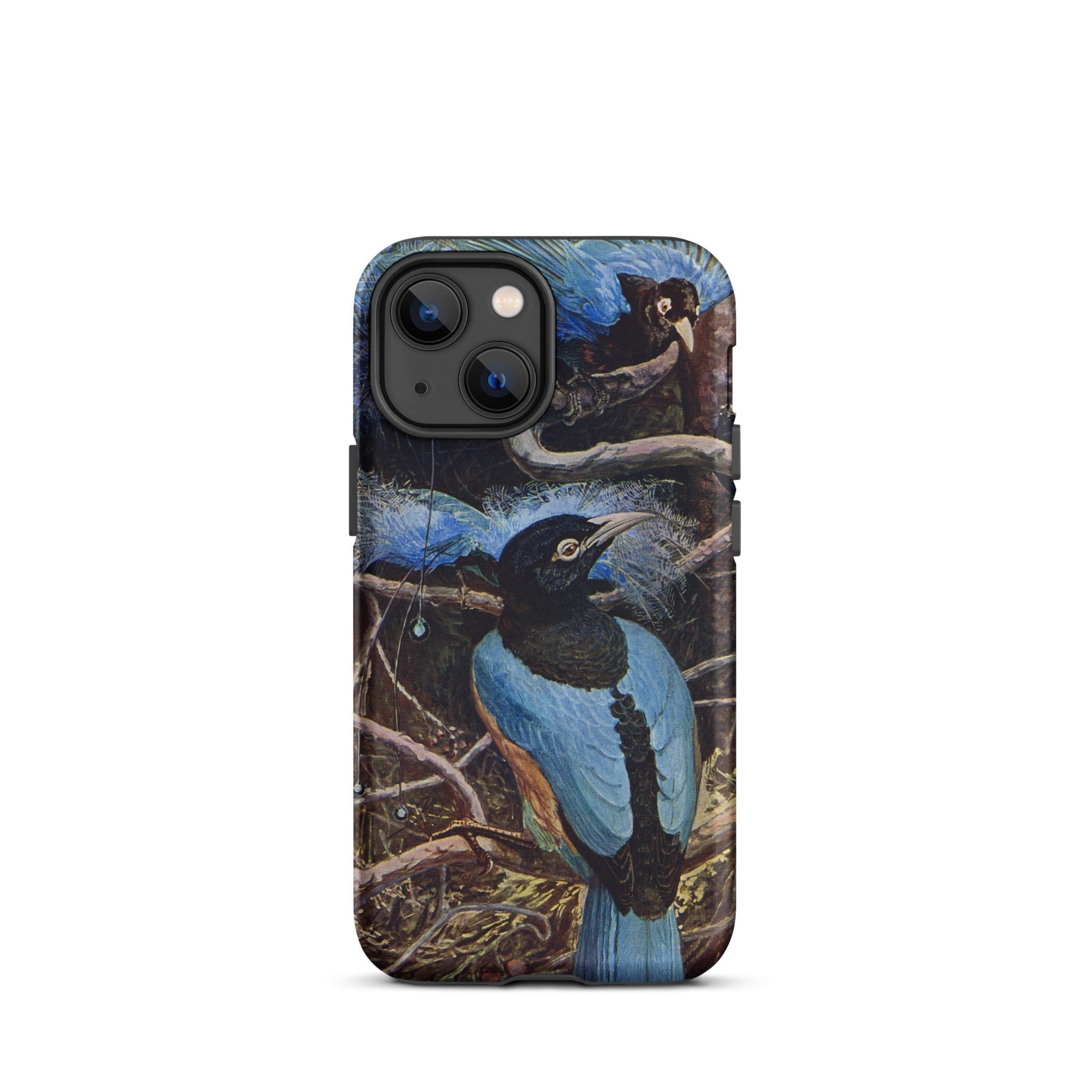Blue Bird of Paradise Henry Johnston Iphone Case, 13 Mini / Matte, Bird Themed Phone Case