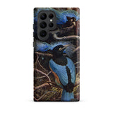 Blue Bird of Paradise - Henry Johnston Phone Case, Samsung Galaxy S22 Ultra / Matte, Mobile Cases, Toby Leon