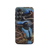 Blue Bird of Paradise - Henry Johnston Samsung Case, Galaxy S25 / Matte, Smartphone Bird-themed Case