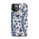 Blue Birds & Florals Owen Jones Chinoiserie Iphone Case, 11 Pro Max / Matte, Floral Patterned Phone Case