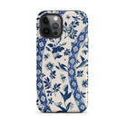 Blue Birds & Florals Owen Jones Chinoiserie Iphone Case, 12 Pro Max / Matte, Floral Patterned Phone Case