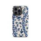 Blue Birds & Florals Owen Jones Chinoiserie Iphone Case, 13 Pro / Matte, Floral Patterned Phone Case