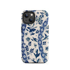 Blue Birds & Florals Owen Jones Chinoiserie Iphone Case, 14 / Matte, Floral Patterned Phone Case