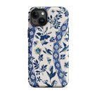 Blue Birds & Florals Owen Jones Chinoiserie Iphone Case, 15 Plus / Matte, Blue White Floral Patterned Phone Case