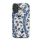 Blue Birds & Florals Owen Jones Chinoiserie Iphone Case, 16 Plus / Matte, Floral Patterned Phone Case
