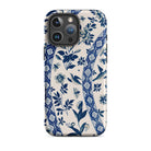 Blue Birds & Florals Owen Jones Chinoiserie Iphone Case, 16 Pro Max / Matte, Floral Patterned Phone Case