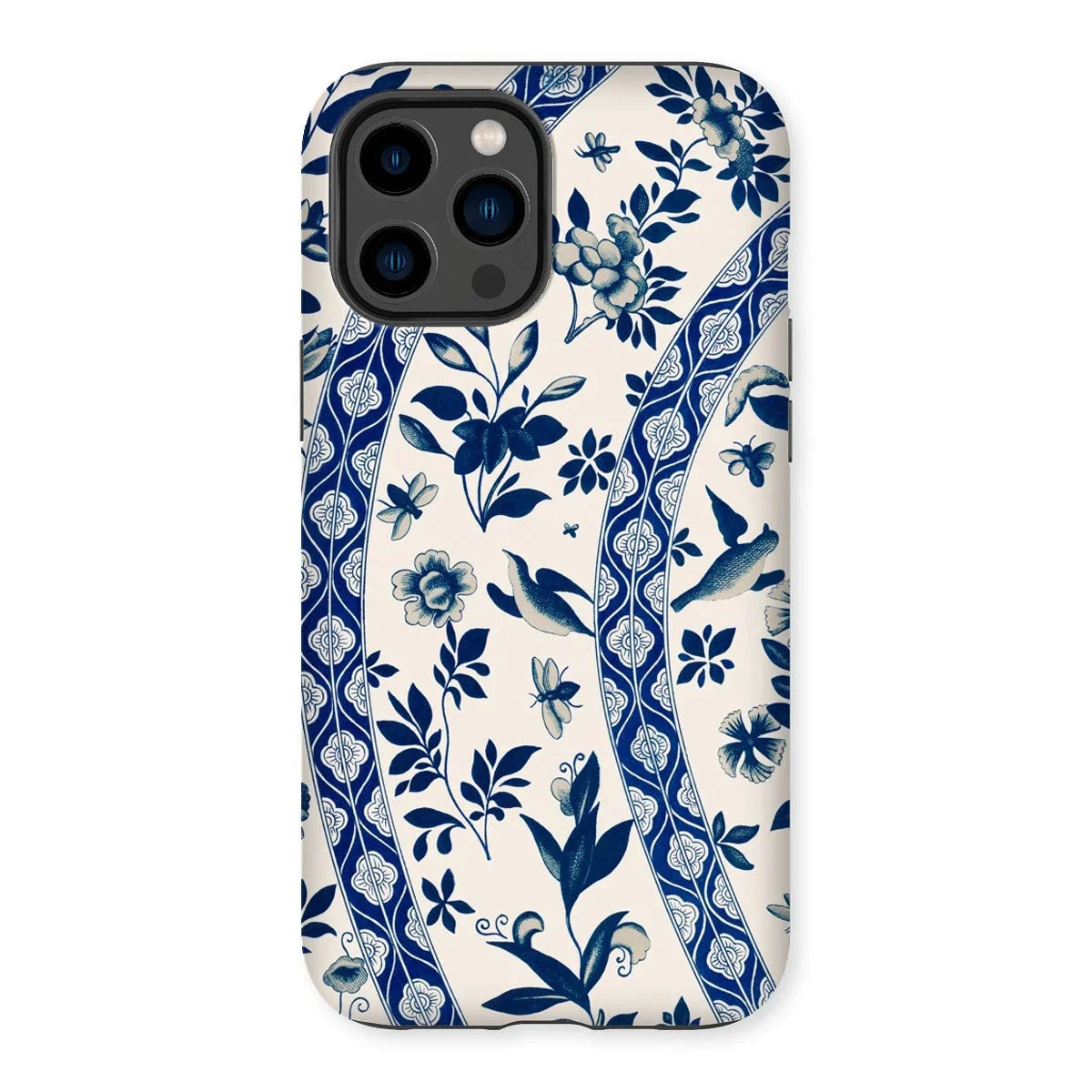 Blue Birds & Florals - Owen Jones Chinoiserie Iphone Case - 14 Pro Max / Matte