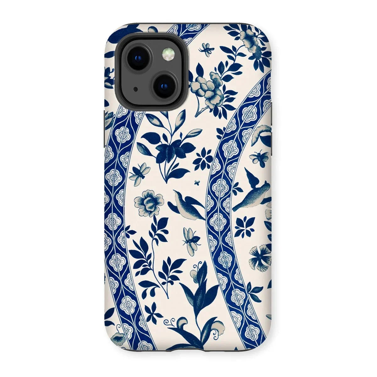 Blue Birds & Florals - Owen Jones Chinoiserie Iphone Case - 13 / Matte