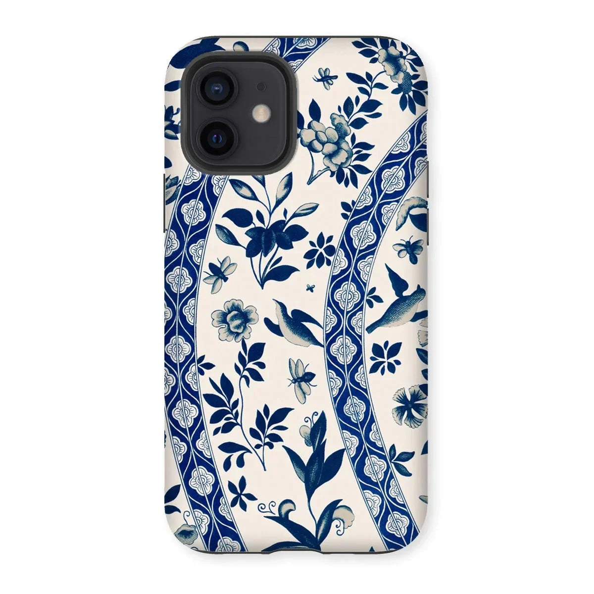 Blue Birds & Florals - Owen Jones Chinoiserie Iphone Case - 12 / Matte