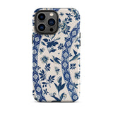 Blue Birds & Florals - Owen Jones Chinoiserie Phone Case Iphone 13 Pro Max / Matte Floral Patterned Phone Case Owen Jones Chinoiserie,