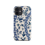 Blue Birds & Florals - Owen Jones Chinoiserie Phone Case Iphone 12 / Matte Floral Patterned Phone Case Owen Jones Chinoiserie, Chinoiserie