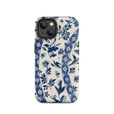 Blue Birds & Florals - Owen Jones Chinoiserie Phone Case Iphone 14 / Matte Floral Patterned, Chirps Mobile Cases