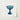 Translucent Blue Glass Coupe-style Dessert Bowl Fluted Base Edward White’s 1930s Compote