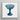 Translucent Blue Glass Coupe-style Goblet Fluted Base Ornate Edward White’s 1930s Compote
