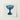 Translucent Blue Glass Coupe-style Goblet Fluted Base Twisted Edward White’s 1930s Compote