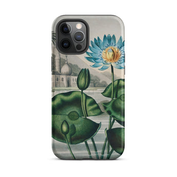 Blue Egyptian Water Lily - Robert John Thornton Iphone Case, 12 Pro Max / Matte, Floral-patterned Phone Case