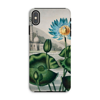 Blue Egyptian Water Lily - Robert John Thornton Iphone Case, Xs Max / Matte, Floral-patterned Phone Case