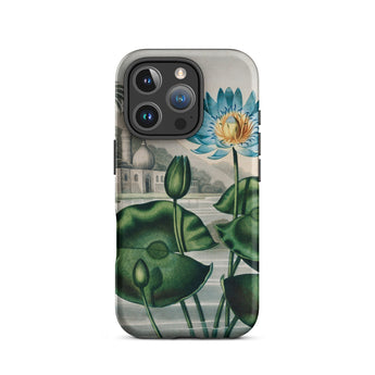 Blue Egyptian Water Lily - Robert John Thornton Phone Case Iphone 16 Pro / Matte Floral-patterned Phone Case Egyptian Water Lily, Robert