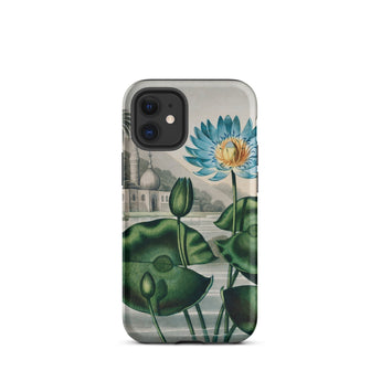Blue Egyptian Water Lily - Robert John Thornton Phone Case Iphone 12 Mini / Matte Floral-patterned Phone Case Egyptian Water Lily, Robert