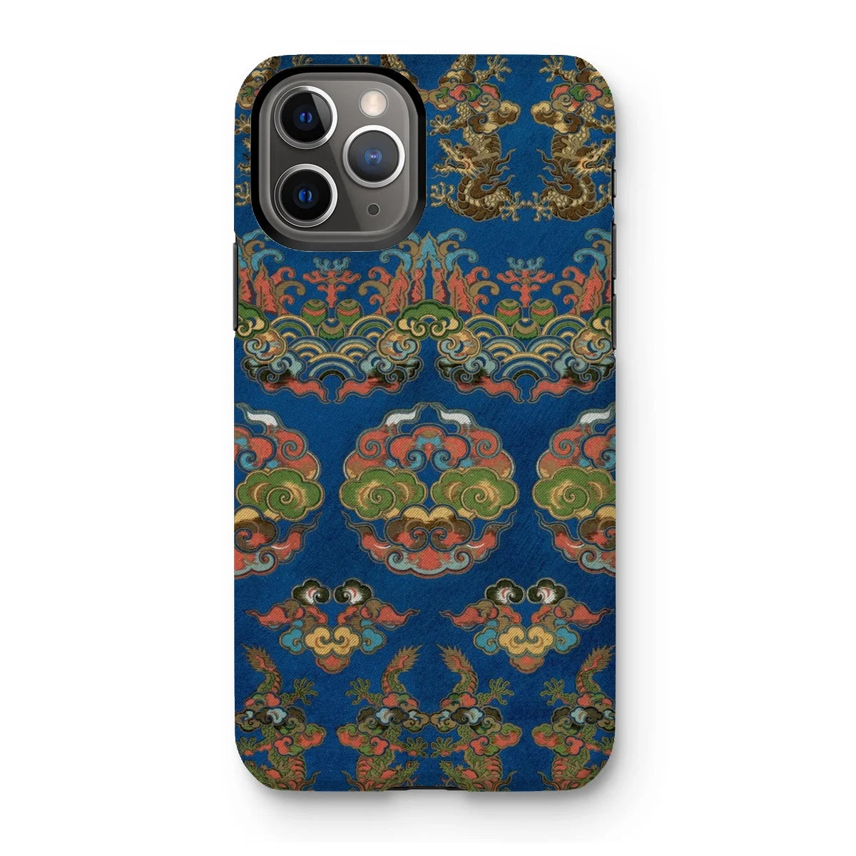 Blue Fan Pattern - G.a. Audsley Iphone Case 11 Pro / Matte Mobile Phone Cases