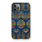 Blue Fan Pattern - G.a. Audsley Iphone Case 11 Pro / Matte Mobile Phone Cases