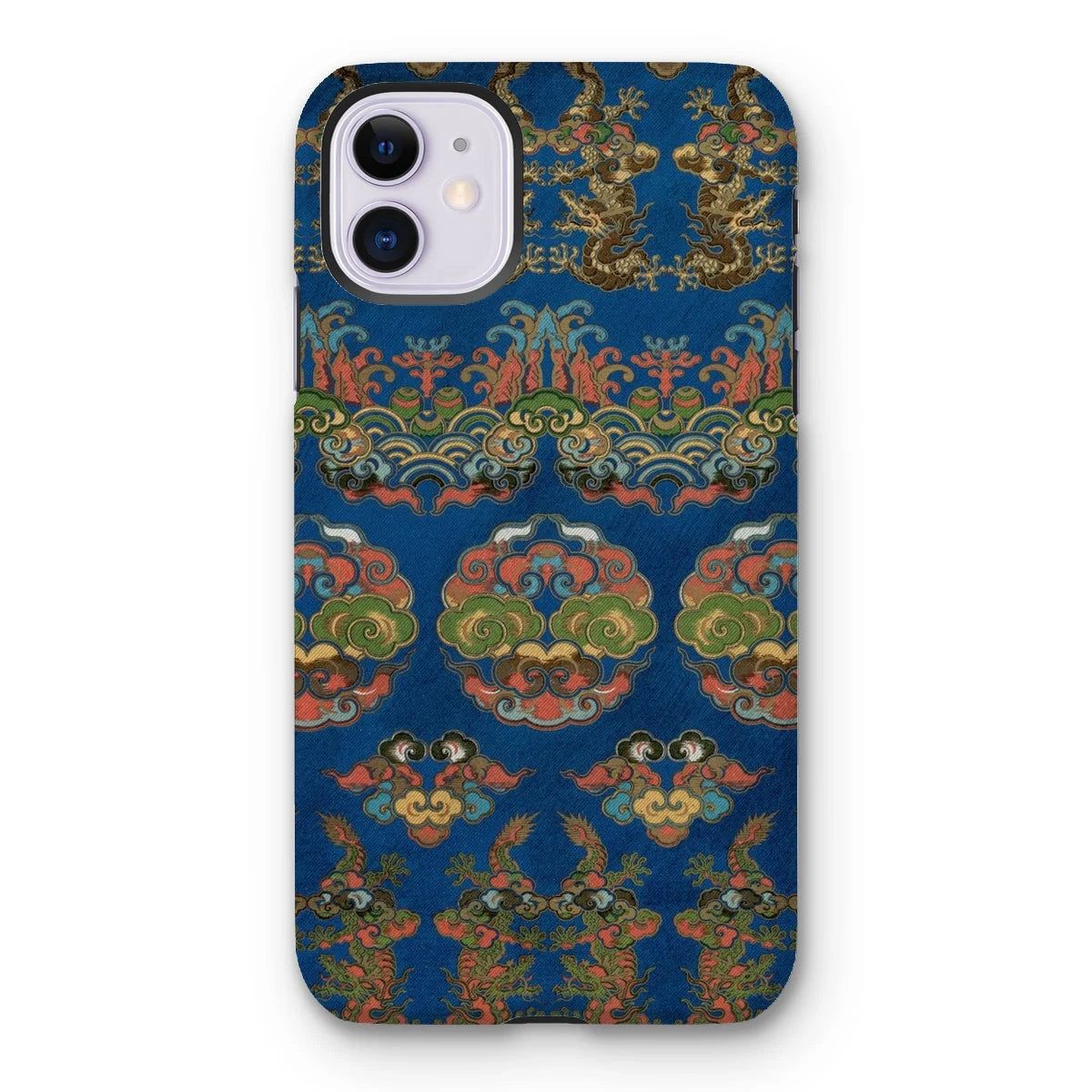 Blue Fan Pattern - G.a. Audsley Iphone Case 11 / Matte Mobile Phone Cases