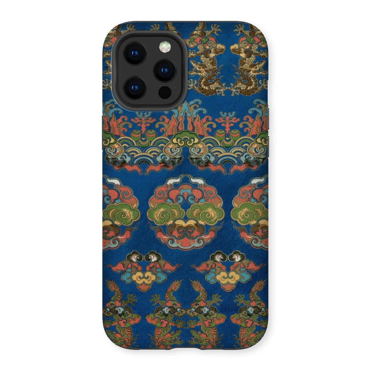 Blue Fan Pattern - G.a. Audsley Iphone Case 13 Pro Max / Matte Mobile Phone Cases