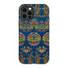 Blue Fan Pattern - G.a. Audsley Iphone Case 13 Pro / Matte Mobile Phone Cases